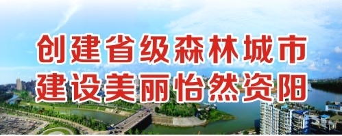 大黑吊日嫩逼创建省级森林城市 建设美丽怡然资阳